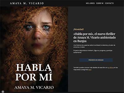 Website Amaya M. Vicario