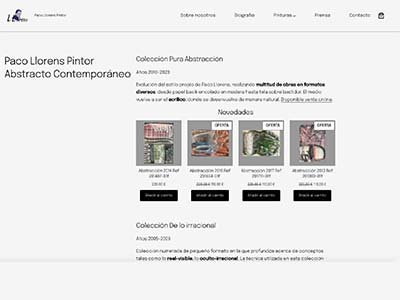 Website Paco Llorens Pintor